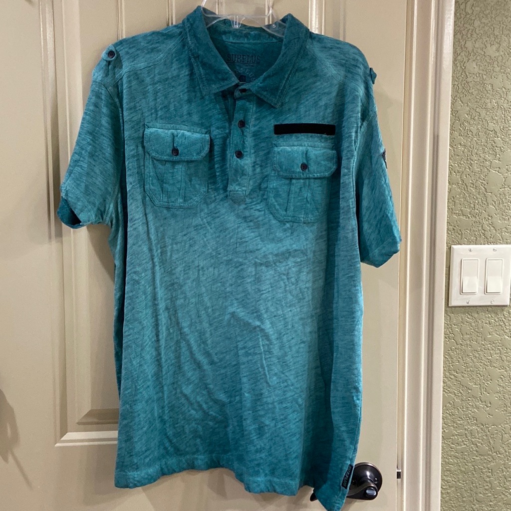 Polo Style Shirt By Surplus Brand Euc